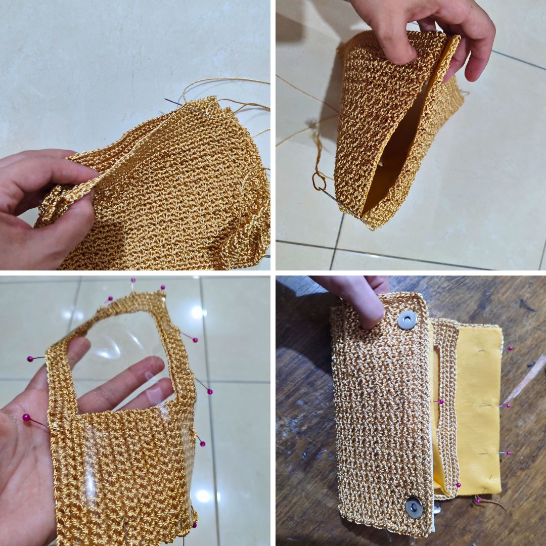 Just a collage of picture I took while making the pattern