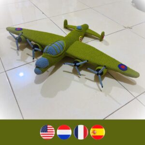 crochet WWII bomber plane