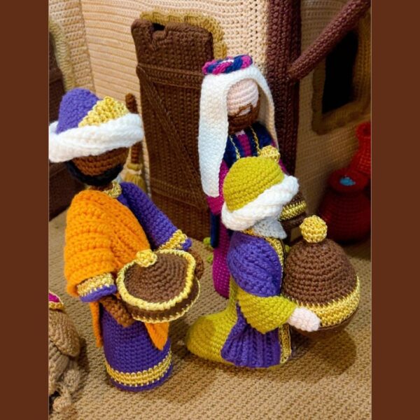 crochet three wise men