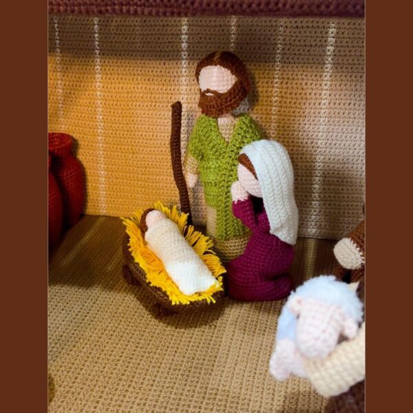 crochet Holy Family