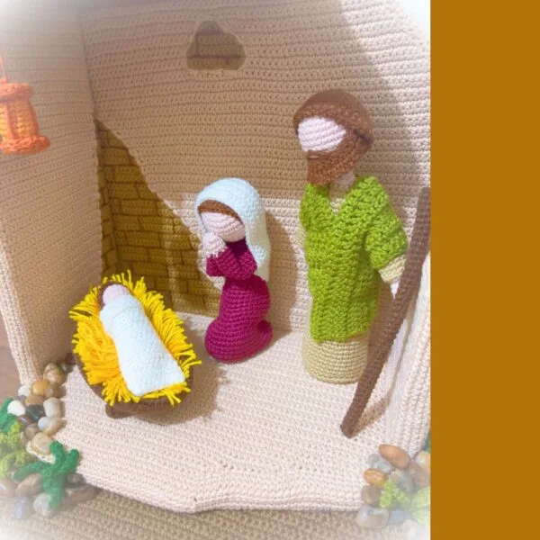 crochet nativity set