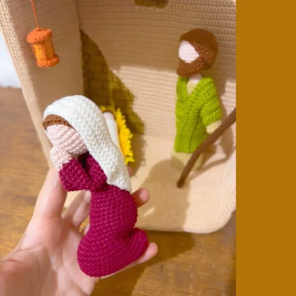 crochet nativity set