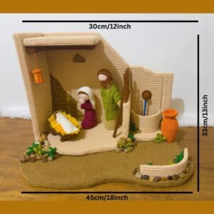 crochet nativity set