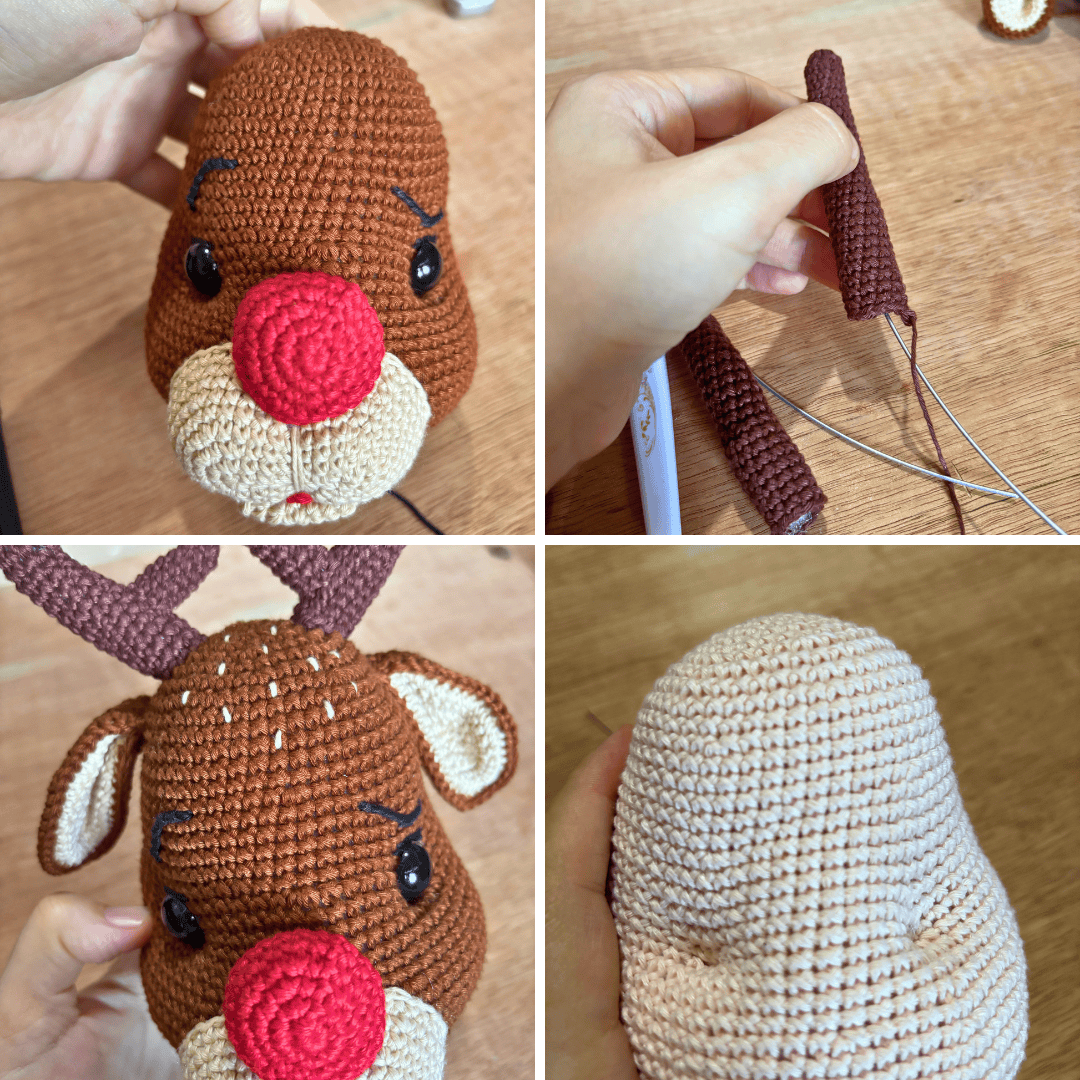 Just a collage of picture I took while making the pattern