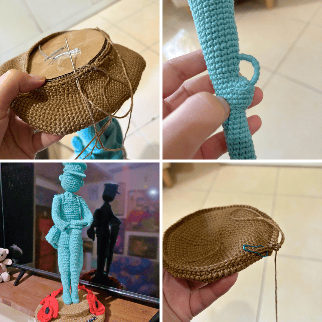Just a collage of picture I took while making the pattern
