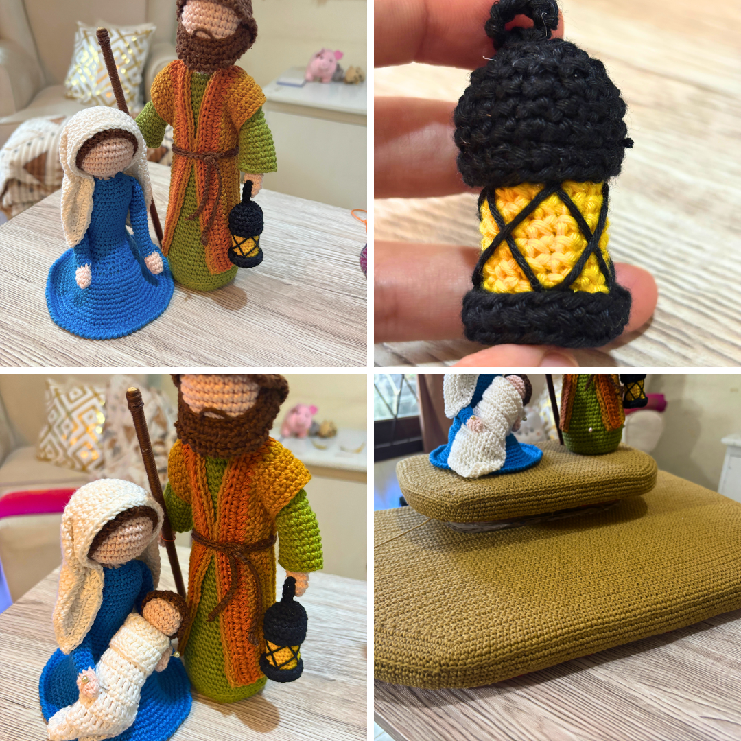 Just a collage of picture I took while making the pattern