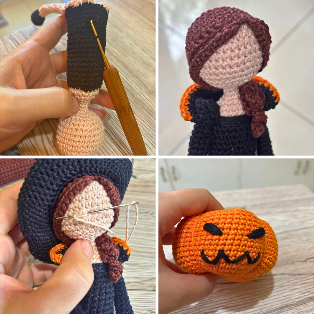 Just a collage of picture I took while making the pattern