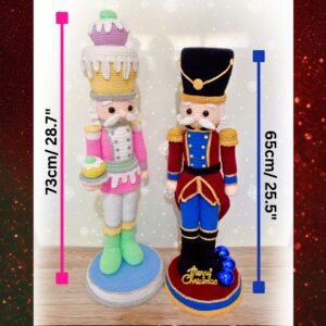 crocheter des casse-noisettes de Noël