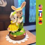 Félix y Leontina los conejos de Pascua